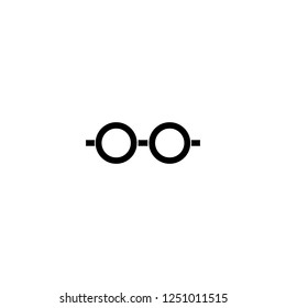 eye glasses vector icon. eye glasses sign on white background. eye glasses icon for web and app