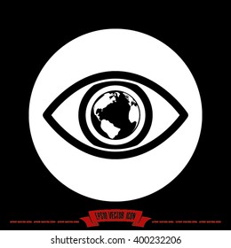 eye globe icon
