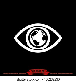 eye globe icon