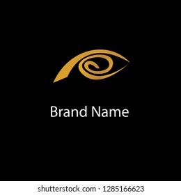 eye glod vector logo