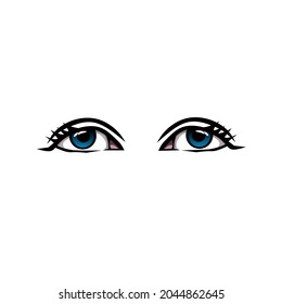 eye graphic design template vector