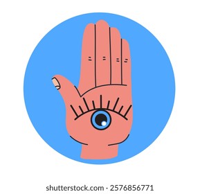 Eye greek hand doodle isolated concept. Vector design graphic illustration	