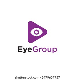 Eye Group Logo Modern Simple