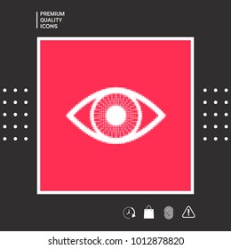 Eye - halftone logo