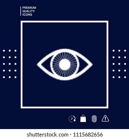 Eye - halftone logo