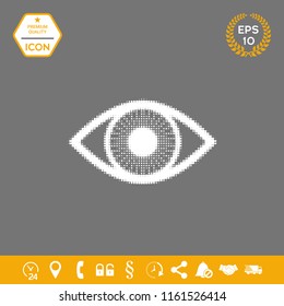 Eye - halftone logo