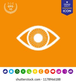 Eye - halftone logo