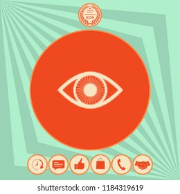 Eye - halftone logo