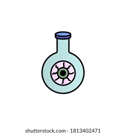 Icono del vector de gradiente de color de halloween