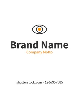 eye health care brand logo design concept, vector illustration