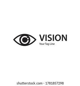 eye health logo or eye care logo. used for eye clinic.