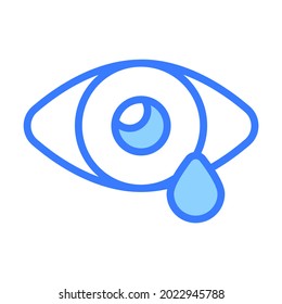 Eye Healthcare Medical, vector graphic Illustration Icon.