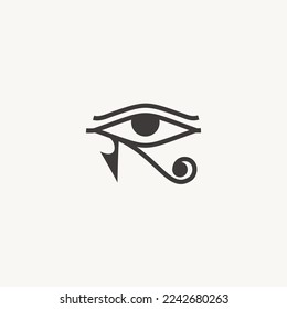 Eye Of Horus Ancient Egypt Logo Design Icon Sign