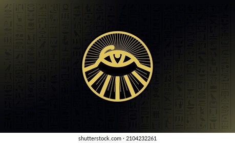 Eye of Horus Egyptian pharaoh symbol