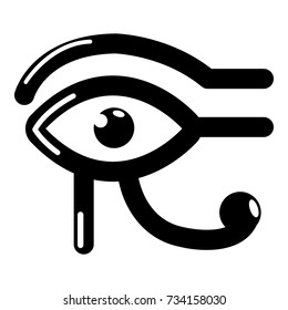 Eye horus icon. Simple illustration of eye horus vector icon for web