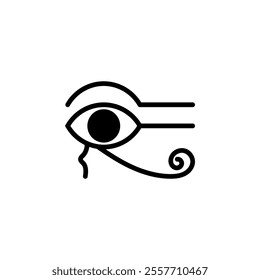 Eye of horus illustration vector design. Isolation.