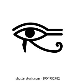 Das Auge des Horus. einzelne Vektorgrafik