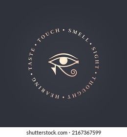 Eye Of Horus Logo on dark background