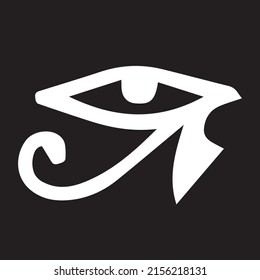 Eye of Horus Religious symbol, honorable medal, text, logo concept