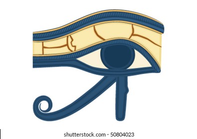 The Eye of Horus  Vector illustration saved as EPS AI8.