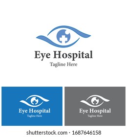 Eye Hospital Logo-eye Care Logo, Icon, Symbol Design Template,