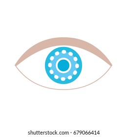 eye human anaomy to optical graphic