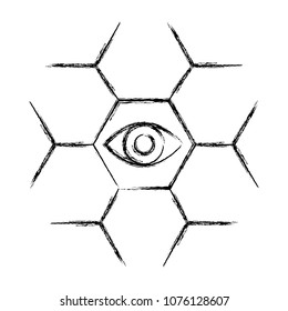 eye human isolated icon