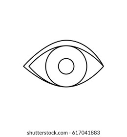 eye human isolated icon