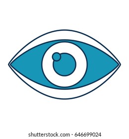 eye human isolated icon