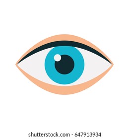 eye human isolated icon