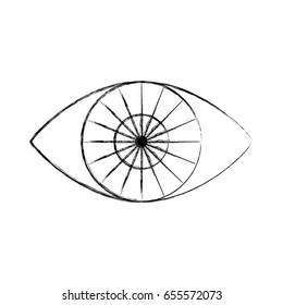 eye human isolated icon