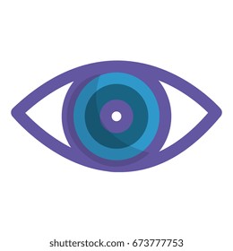 eye human isolated icon