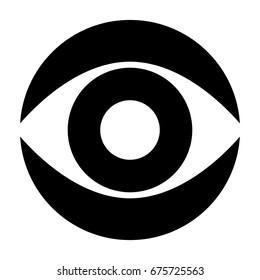 eye human isolated icon