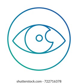 eye human isolated icon