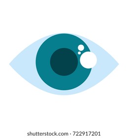 eye human isolated icon