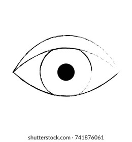 eye human isolated icon