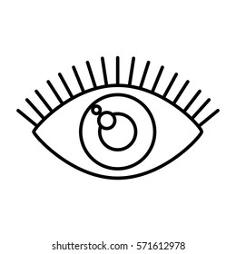eye human sign isolated icon vector illustration design