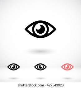 261,582 Flat icon eye Images, Stock Photos & Vectors | Shutterstock