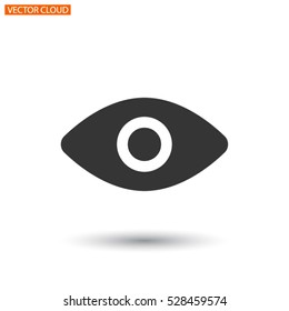 Opened Eye Simple Icon Stock Vector (Royalty Free) 1019548579