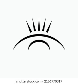 Eye Icon. Ancient Civilization Symbol - Vector