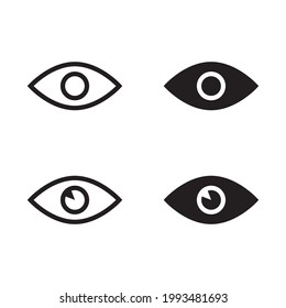 Icono ocular para aplicaciones y sitios web
