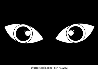 eye icon black vector