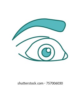 Eye  icon cartoon