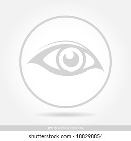  Eye icon in circle - light version