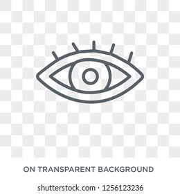 Eye icon. Eye design concept from  collection. Simple element vector illustration on transparent background.