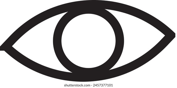 eye icon DESIGN ILLUSTRATION EPS 10