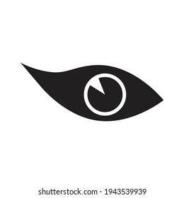 Eye icon design isolated on white background