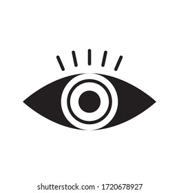 Eye Icon Design Logo VectorTemplate 