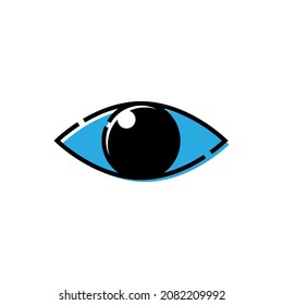 Eye icon design template illustration vector