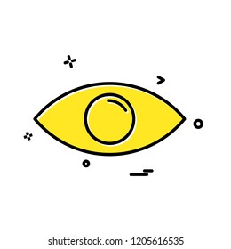 Eye icon design vector